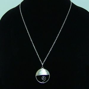 Curly Swirl Wire Necklace
